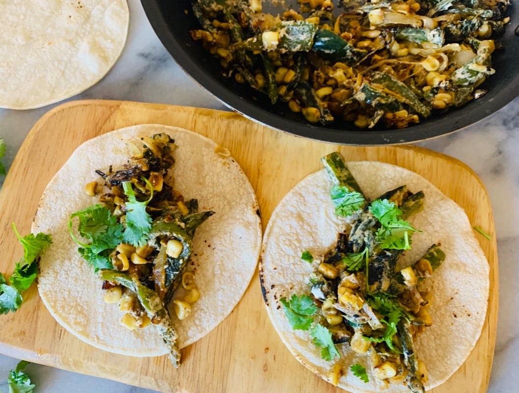 Rajas Tacos – Recipe! Image 1
