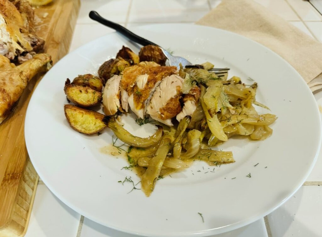 One Pan Roast Chicken with Braised Fennel – Recipe! Image 2