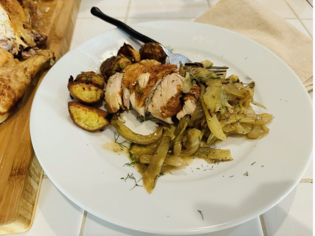 One Pan Roast Chicken with Braised Fennel – Recipe! Image 3