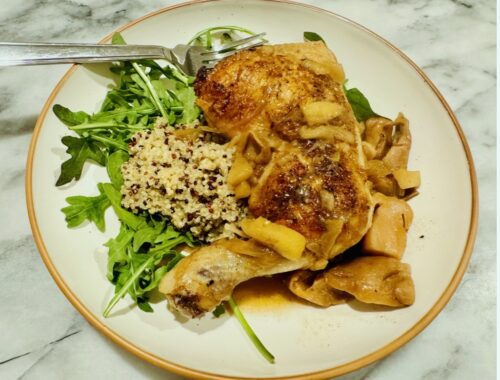 Braised Chicken with Porcini Mushrooms – Recipe!