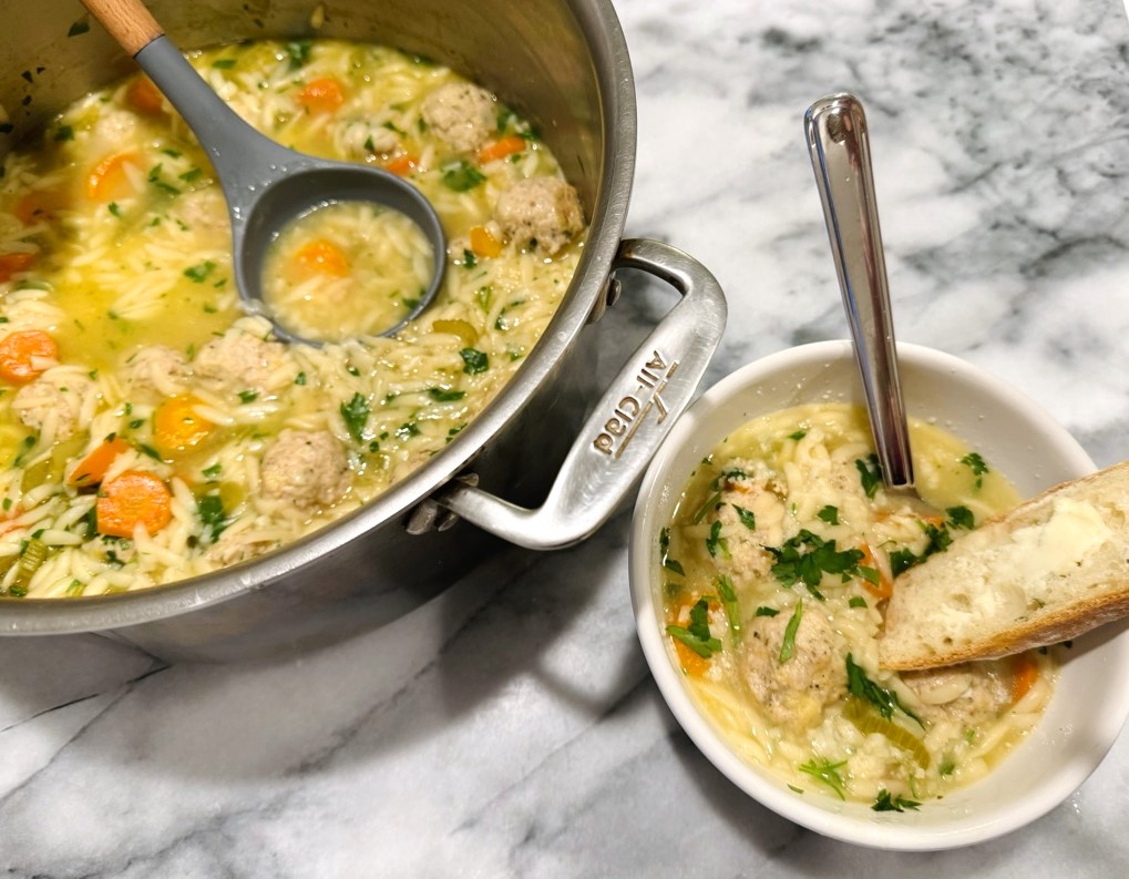 Chicken Meatball and Orzo Stew – Recipe! Image 3