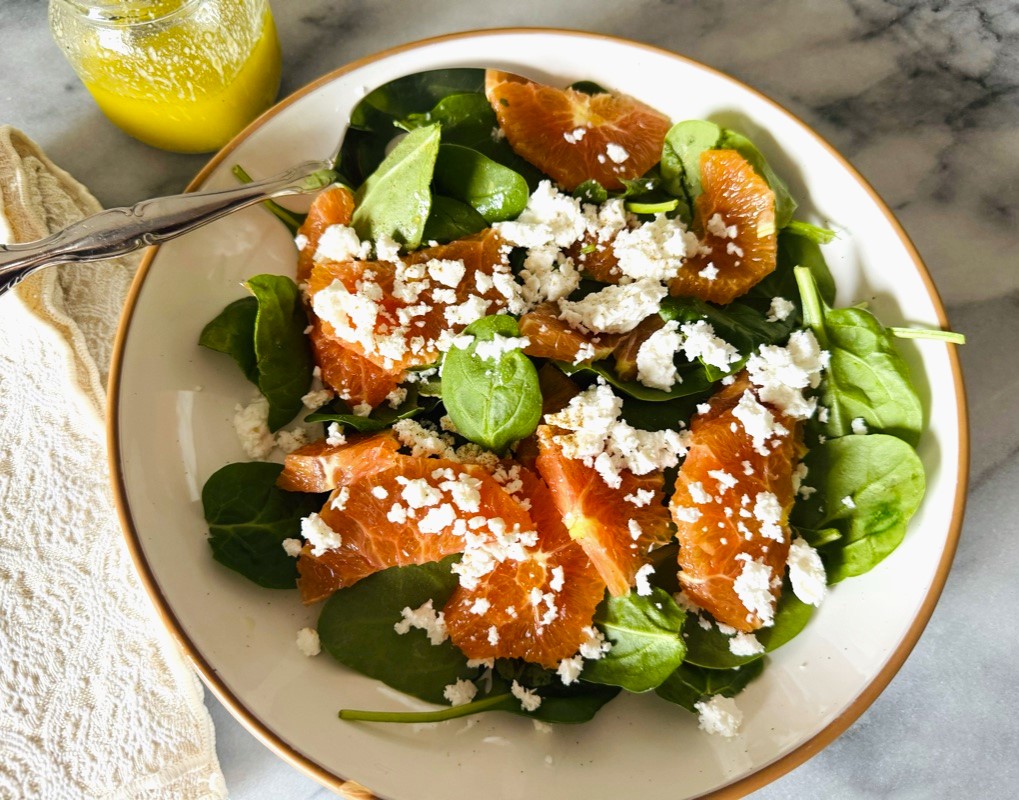 Quick Spinach, Cara Cara Orange and Feta Salad – Recipe! Image 2