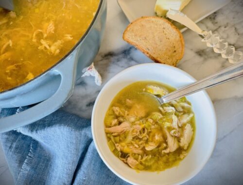 Chicken, Leek and Brown Rice Soup – Recipe!