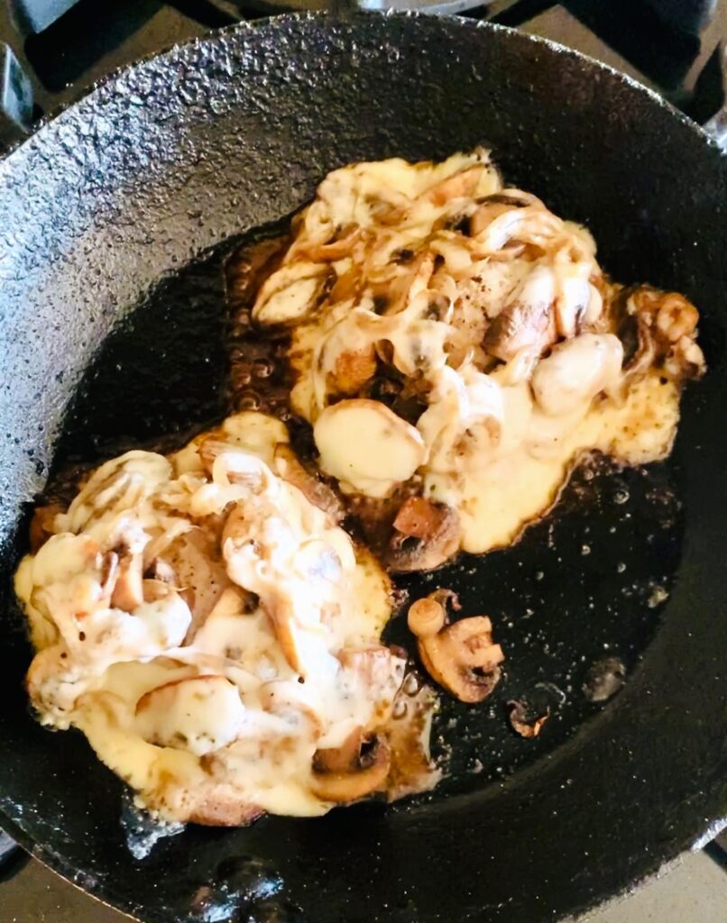 Cheesy Mushroom Turkey Burger Recipe Image 3