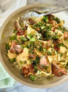 05-25 Sugar Snap Pea Pasta with Crispy Prosciutto 004 Image 1