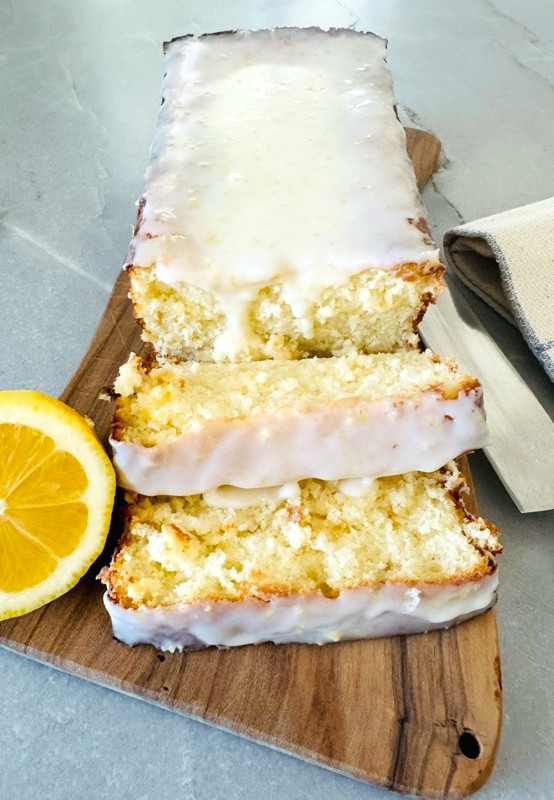 Glazed Lemon Buttermilk Loaf Cake Recipe Image 1