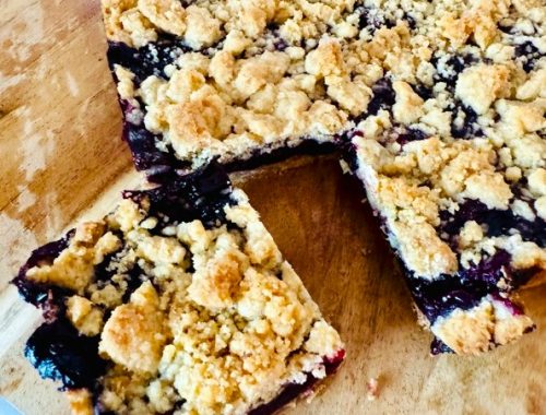 Blueberry Crumble Bars Recipe