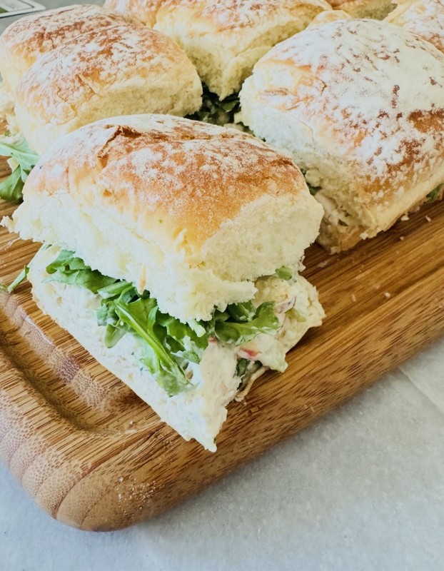 Rostisserie Chicken and Tarragon Salad Sandwiches Recipe Image 1