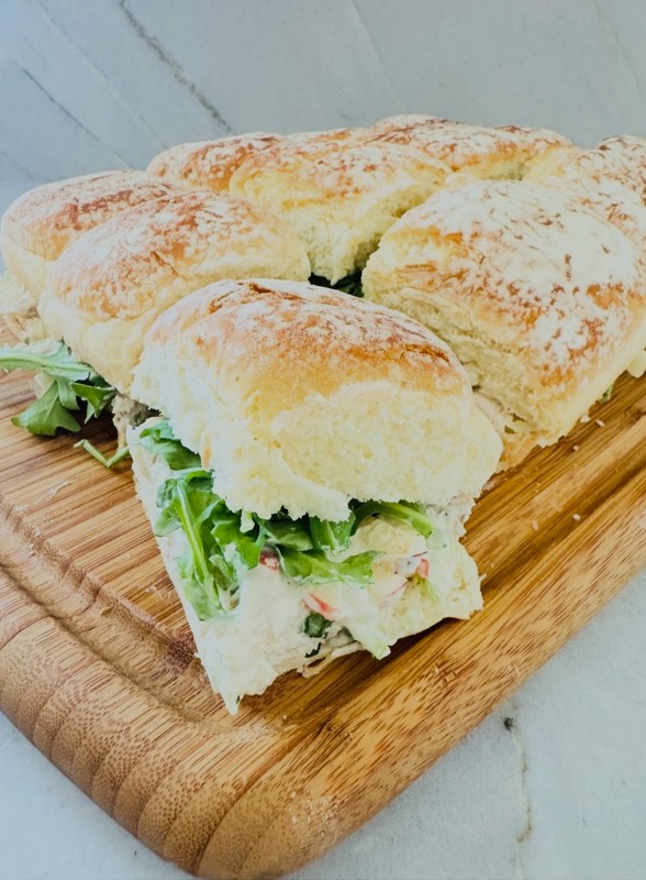 Rostisserie Chicken and Tarragon Salad Sandwiches Recipe Image 2