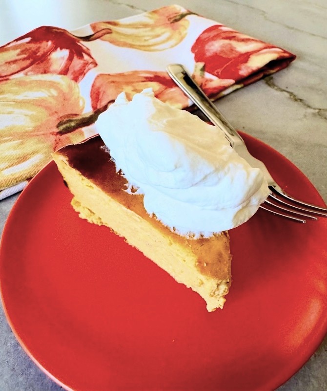 Easy Pumpkin Basque Cheesecake Recipe Image 1